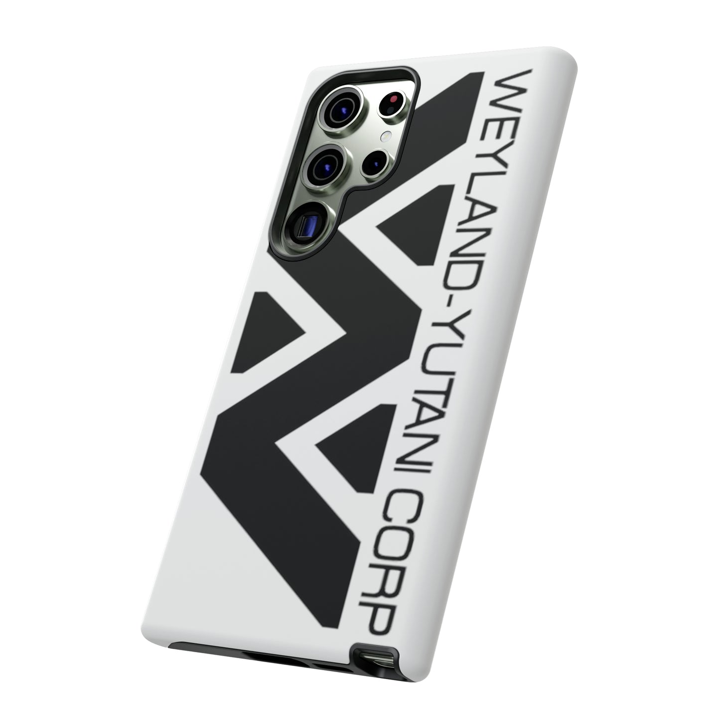 Weyland-Yutani Corp Protective Phone Case for iPhone, Galaxy, Pixel (White)