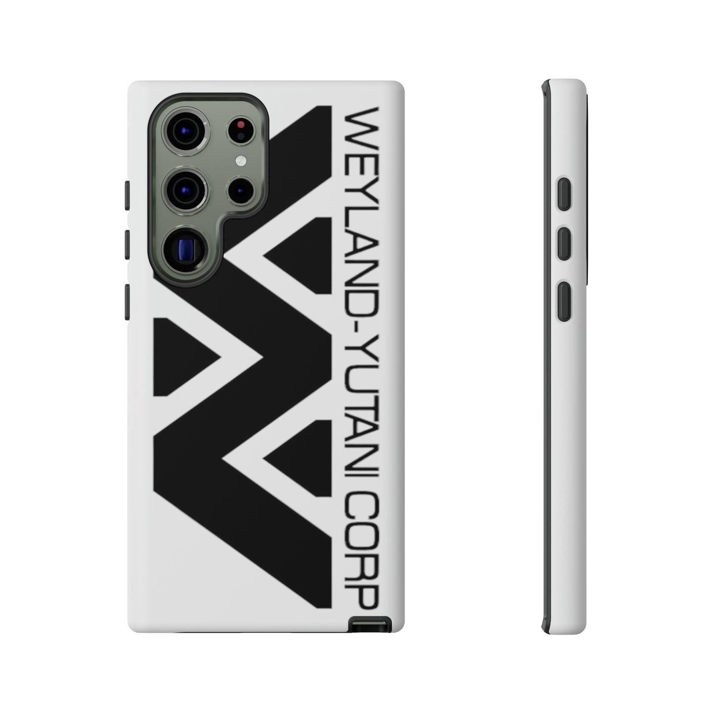 Weyland-Yutani Corp Protective Phone Case for iPhone, Galaxy, Pixel (White)