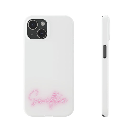 Swiftie Slim Phone Case: Design for Taylor Swift Fans