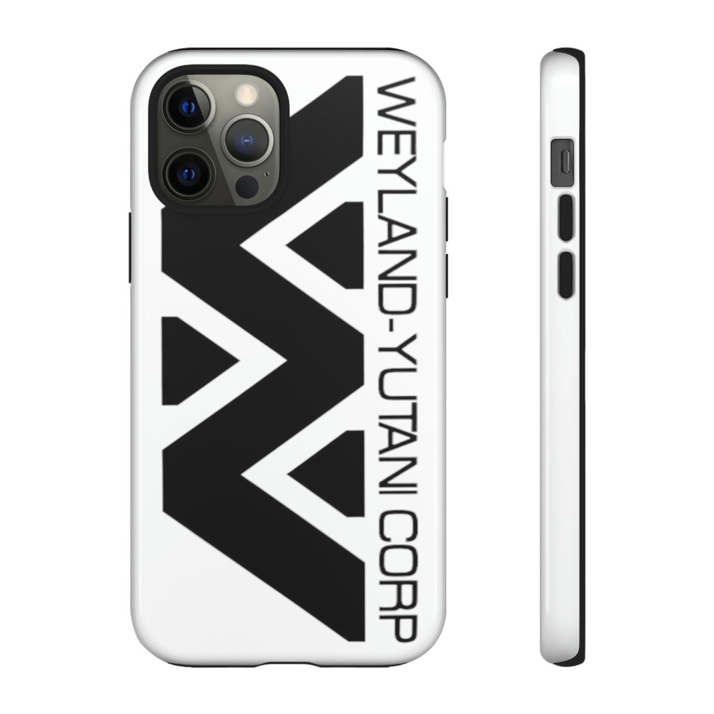 Weyland-Yutani Corp Protective Phone Case for iPhone, Galaxy, Pixel (White)