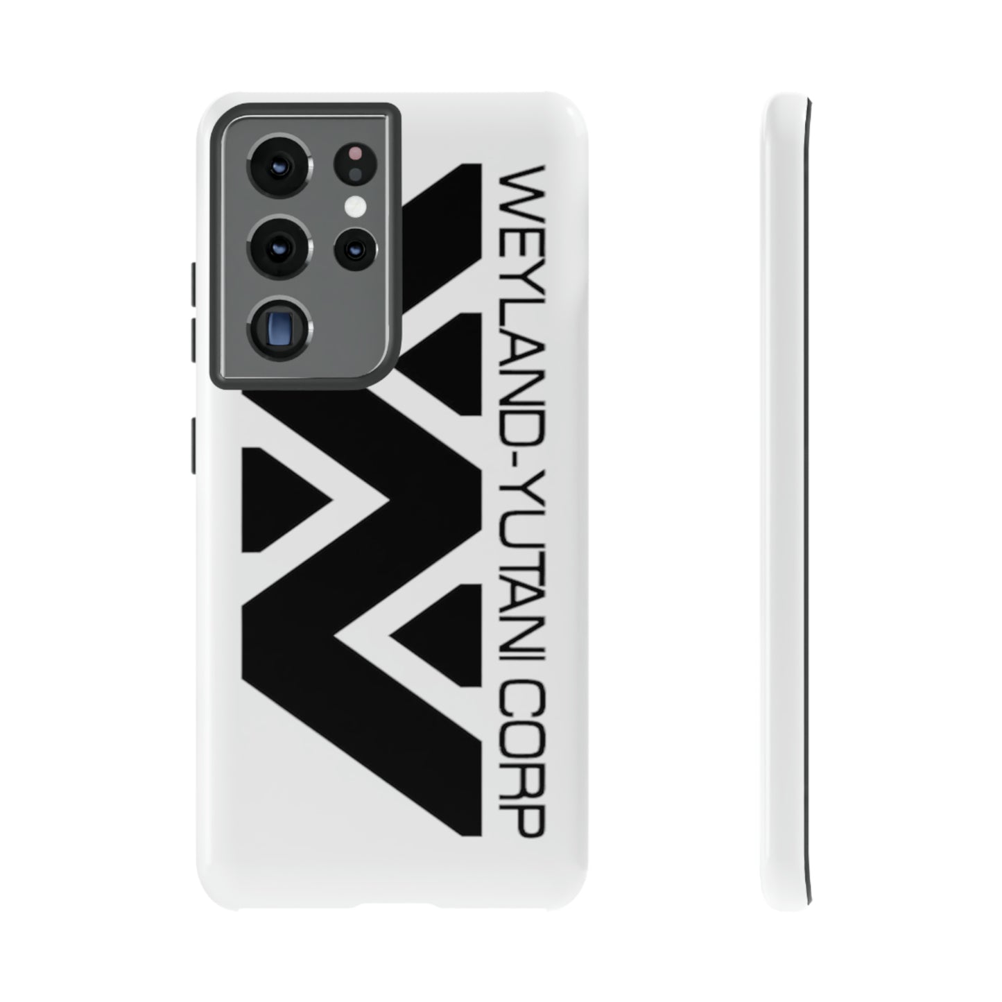 Weyland-Yutani Corp Protective Phone Case for iPhone, Galaxy, Pixel (White)