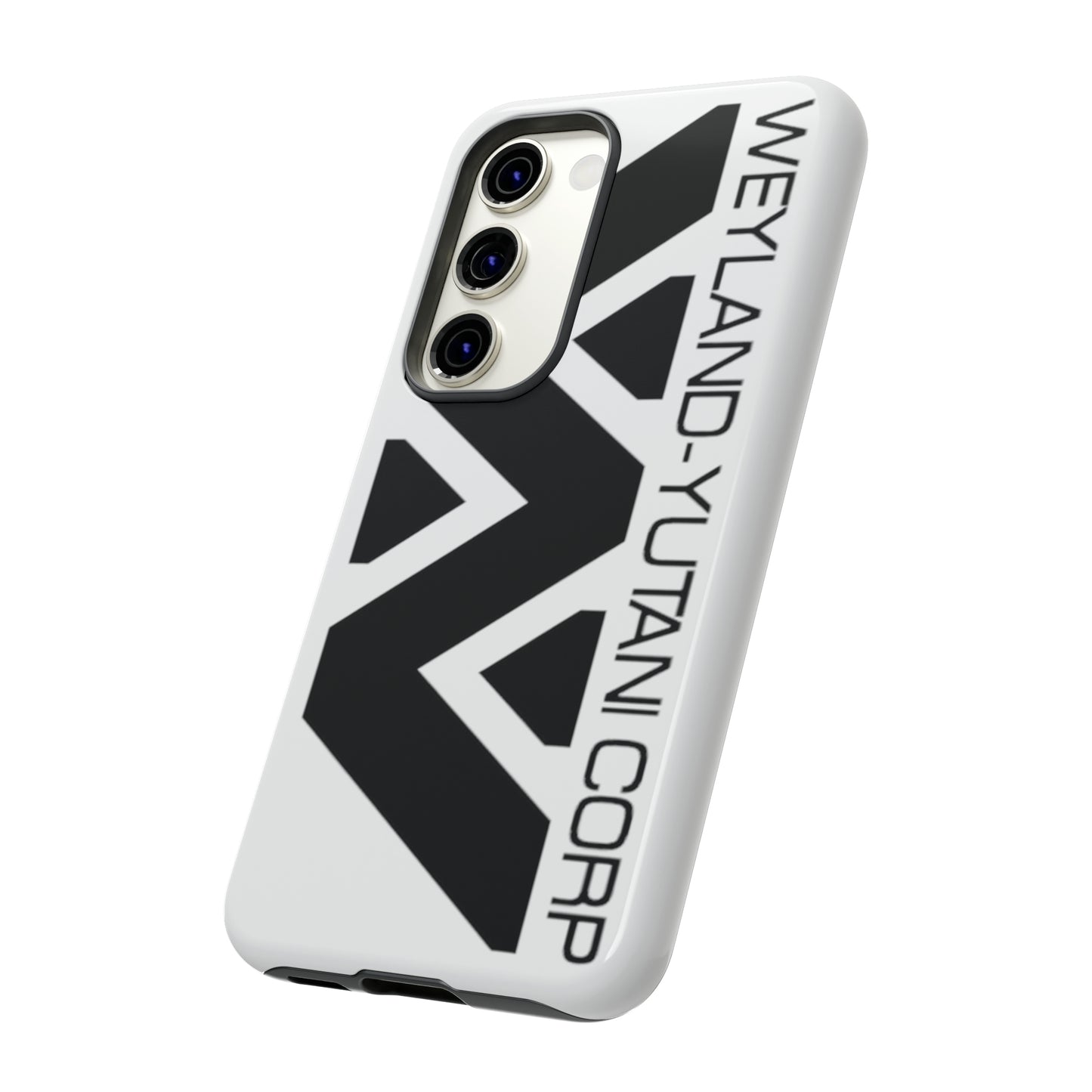 Weyland-Yutani Corp Protective Phone Case for iPhone, Galaxy, Pixel (White)