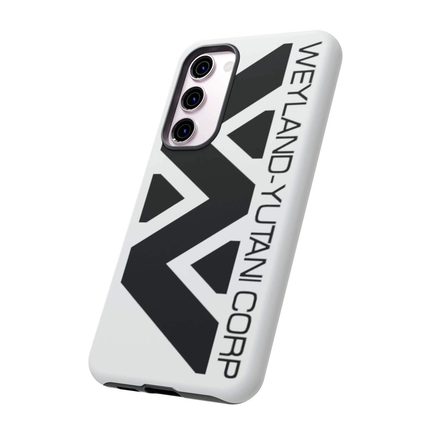 Weyland-Yutani Corp Protective Phone Case for iPhone, Galaxy, Pixel (White)