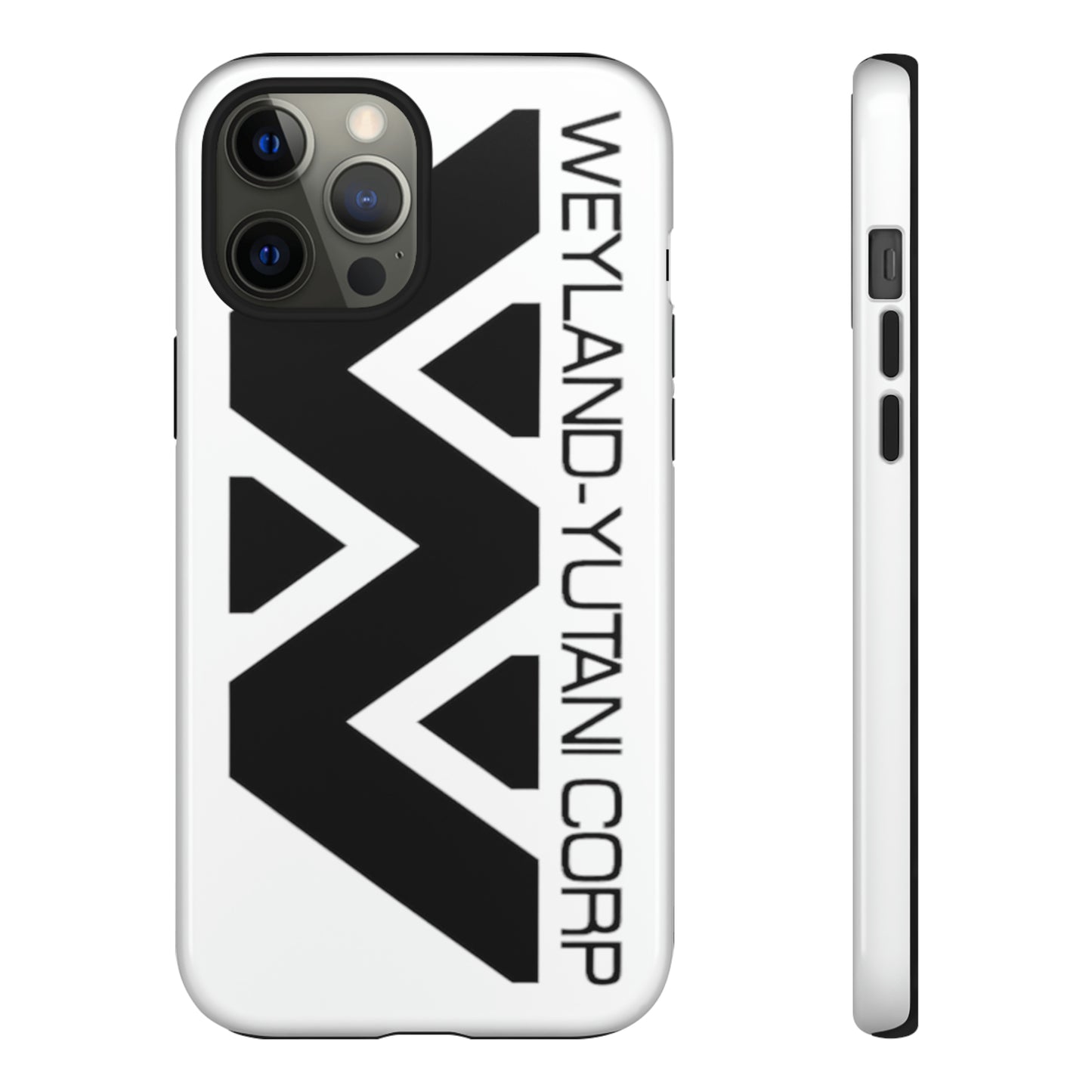 Weyland-Yutani Corp Protective Phone Case for iPhone, Galaxy, Pixel (White)