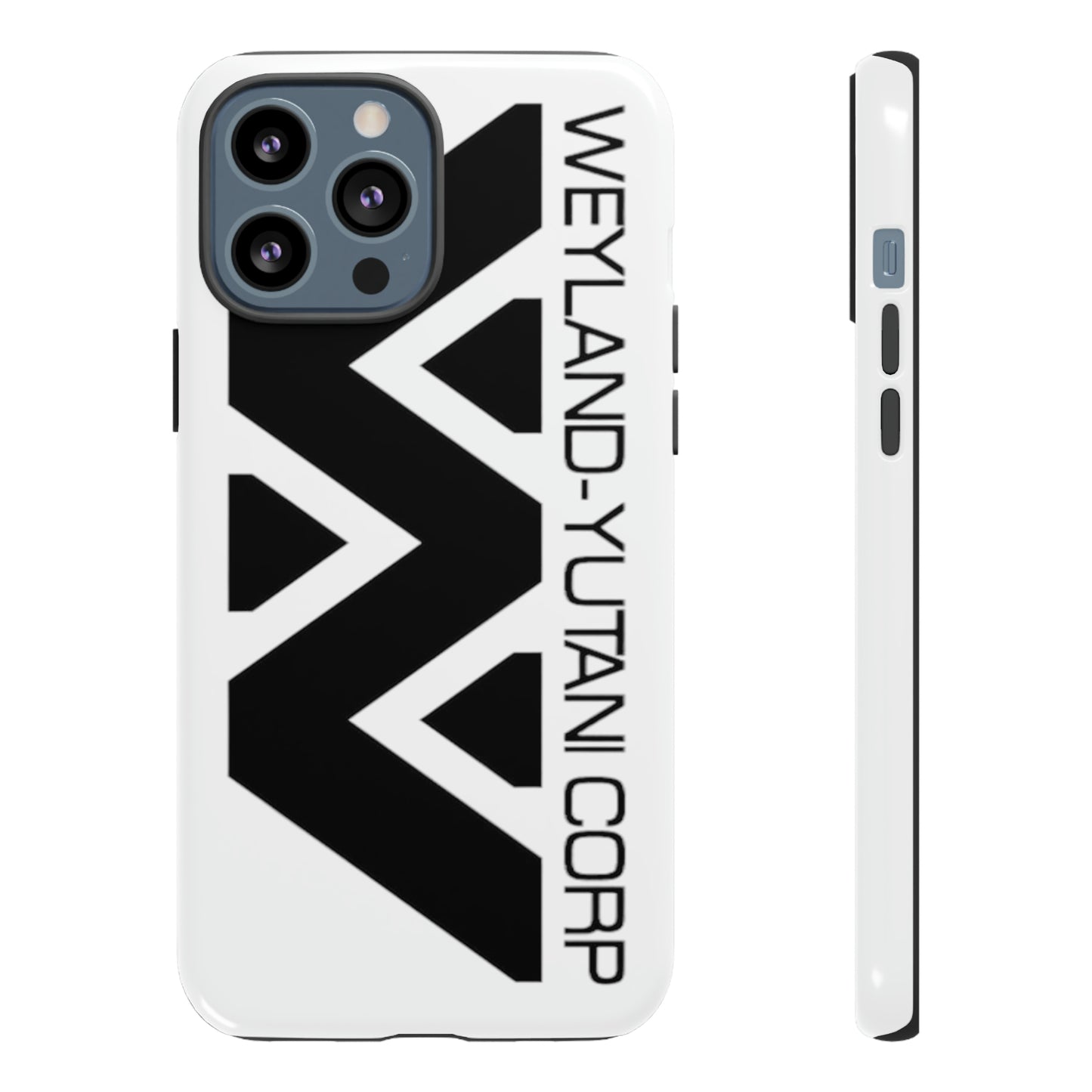 Weyland-Yutani Corp Protective Phone Case for iPhone, Galaxy, Pixel (White)