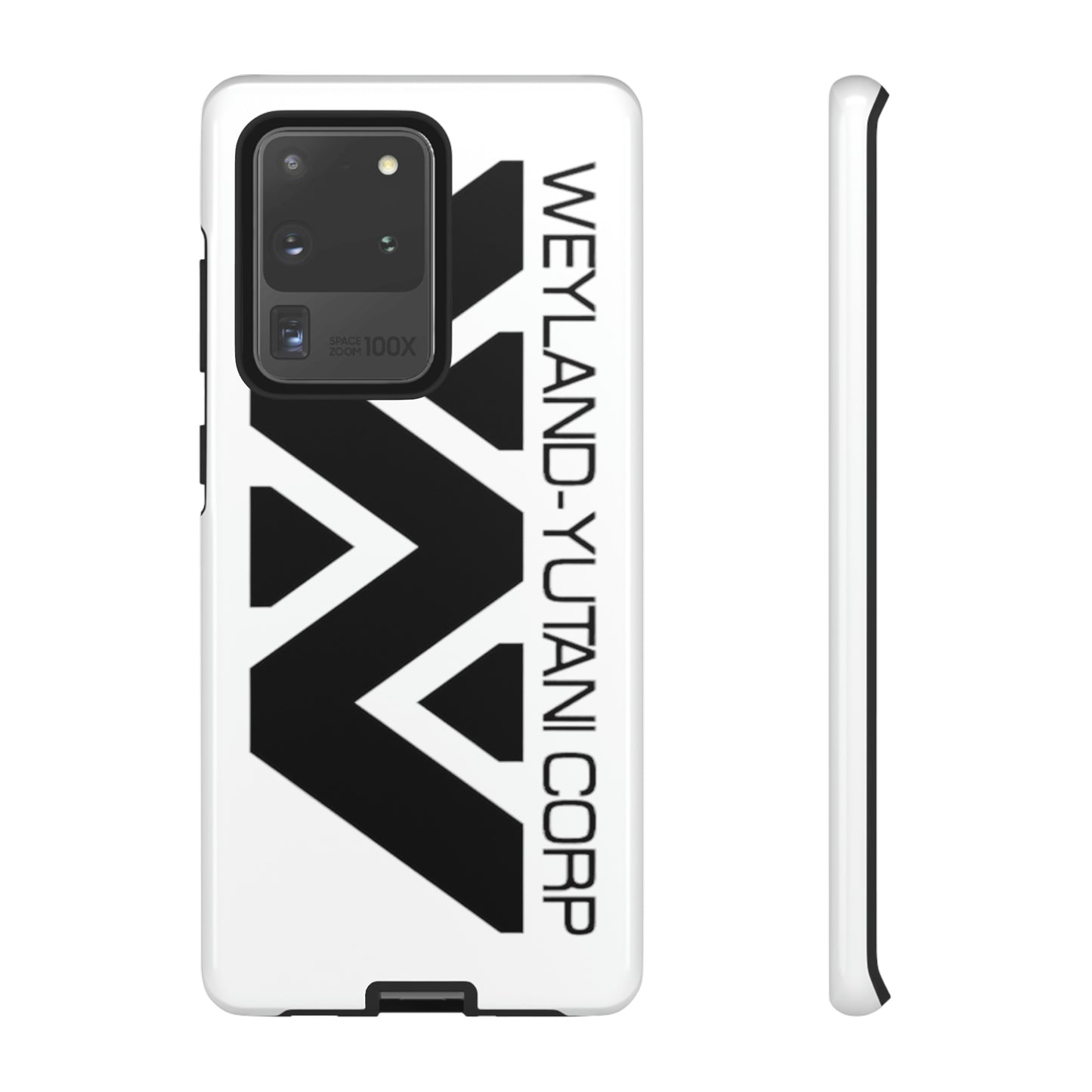 Weyland-Yutani Corp Protective Phone Case for iPhone, Galaxy, Pixel (White)