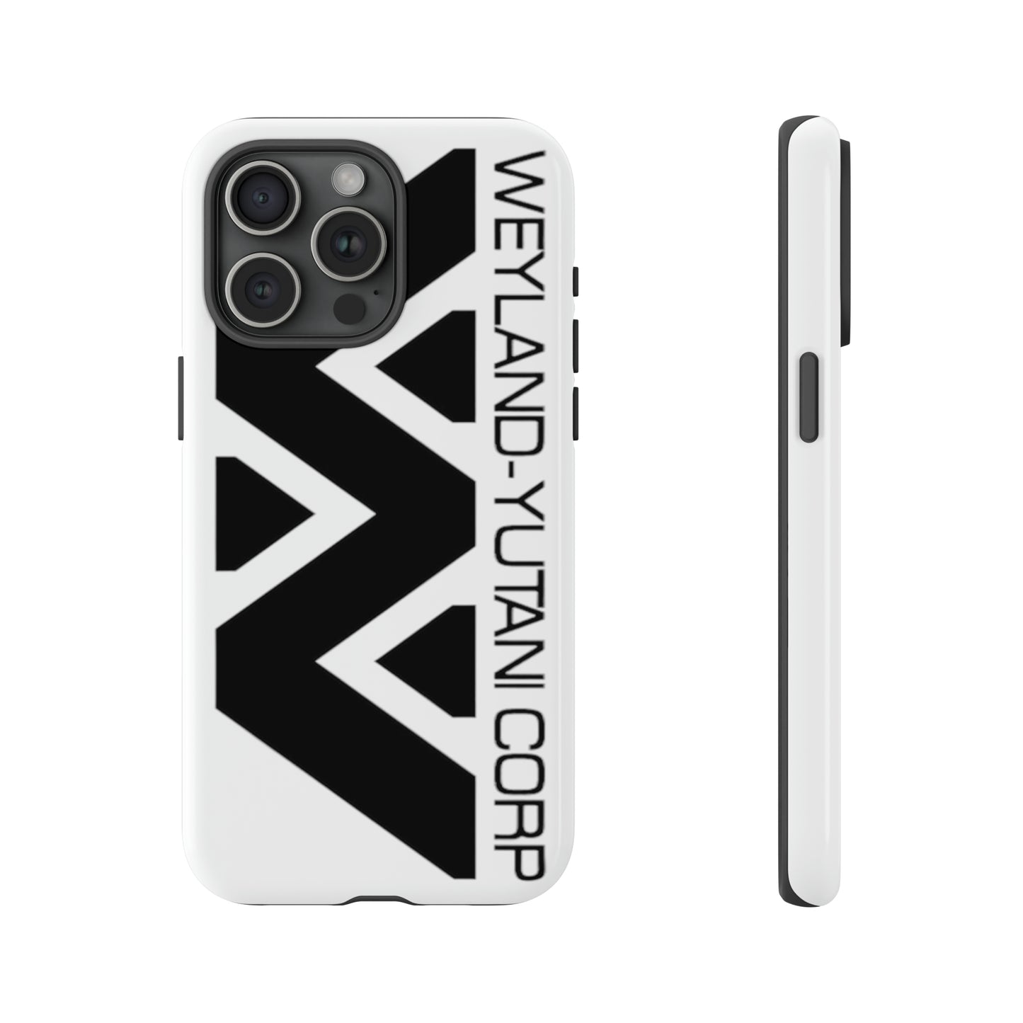 Weyland-Yutani Corp Protective Phone Case for iPhone, Galaxy, Pixel (White)