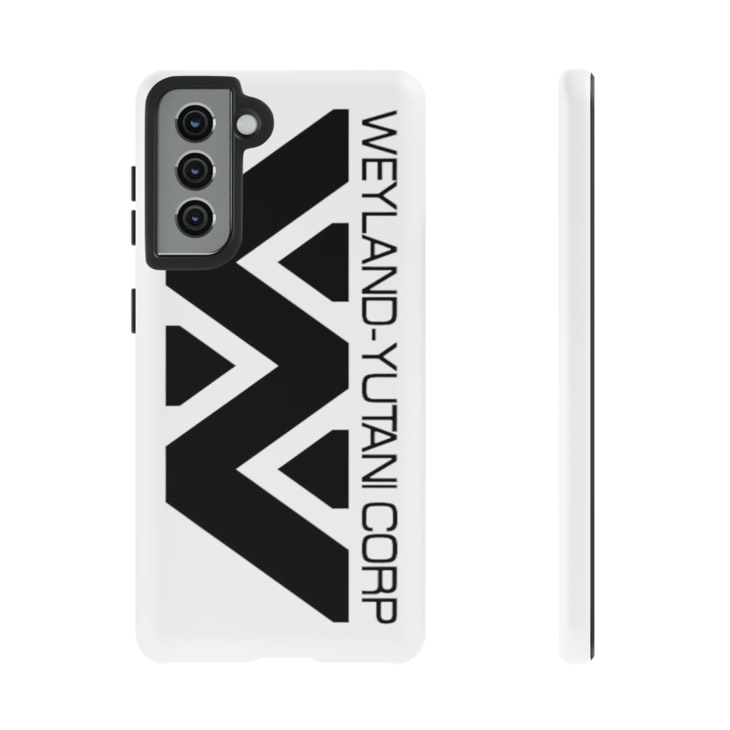 Weyland-Yutani Corp Protective Phone Case for iPhone, Galaxy, Pixel (White)