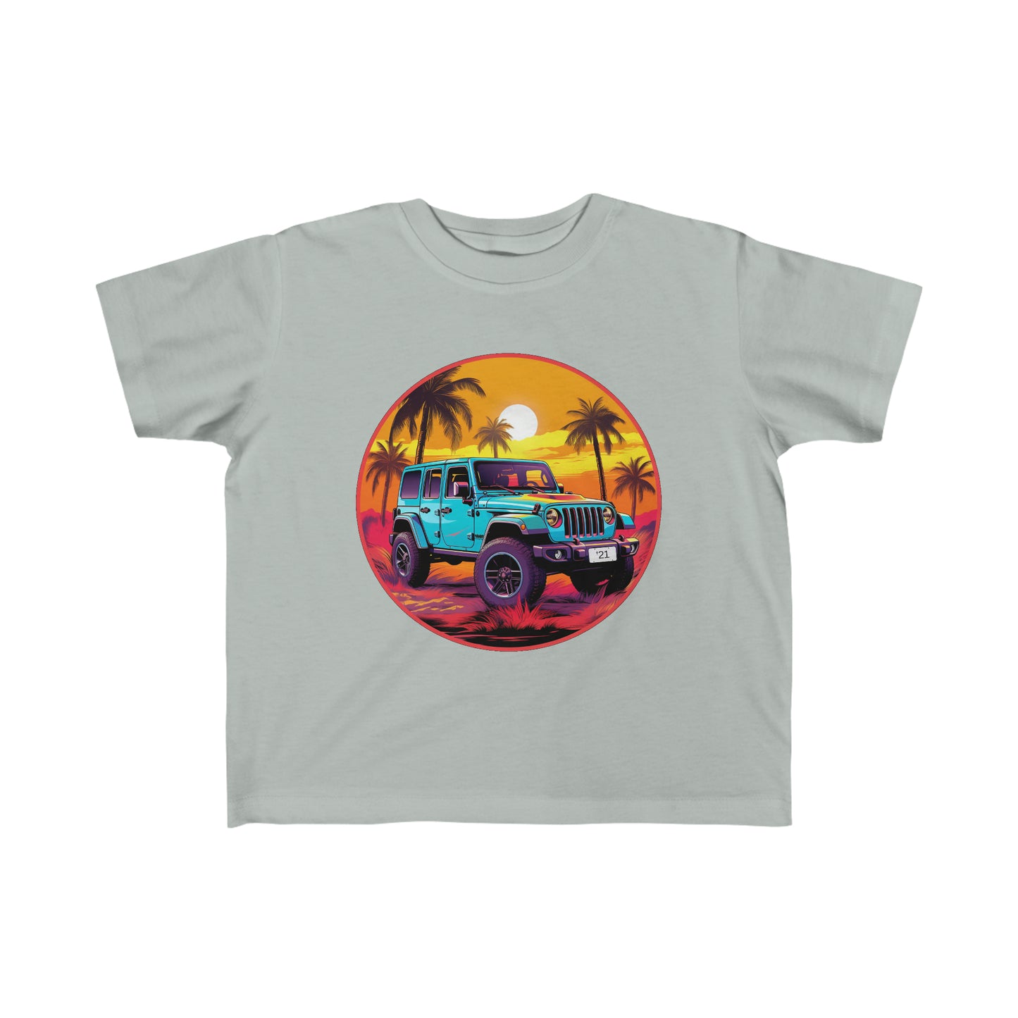 Toddler's Fine Jersey Jeep Tee