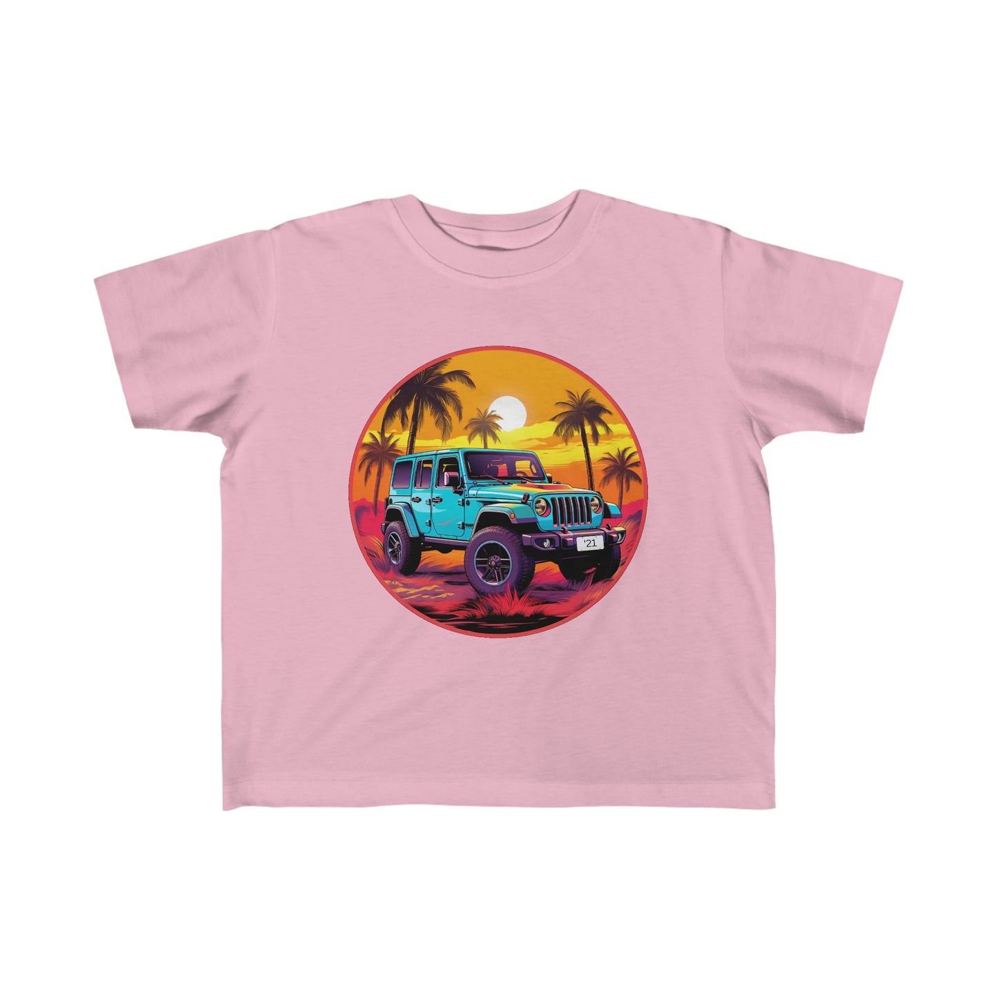 Toddler's Fine Jersey Jeep Tee