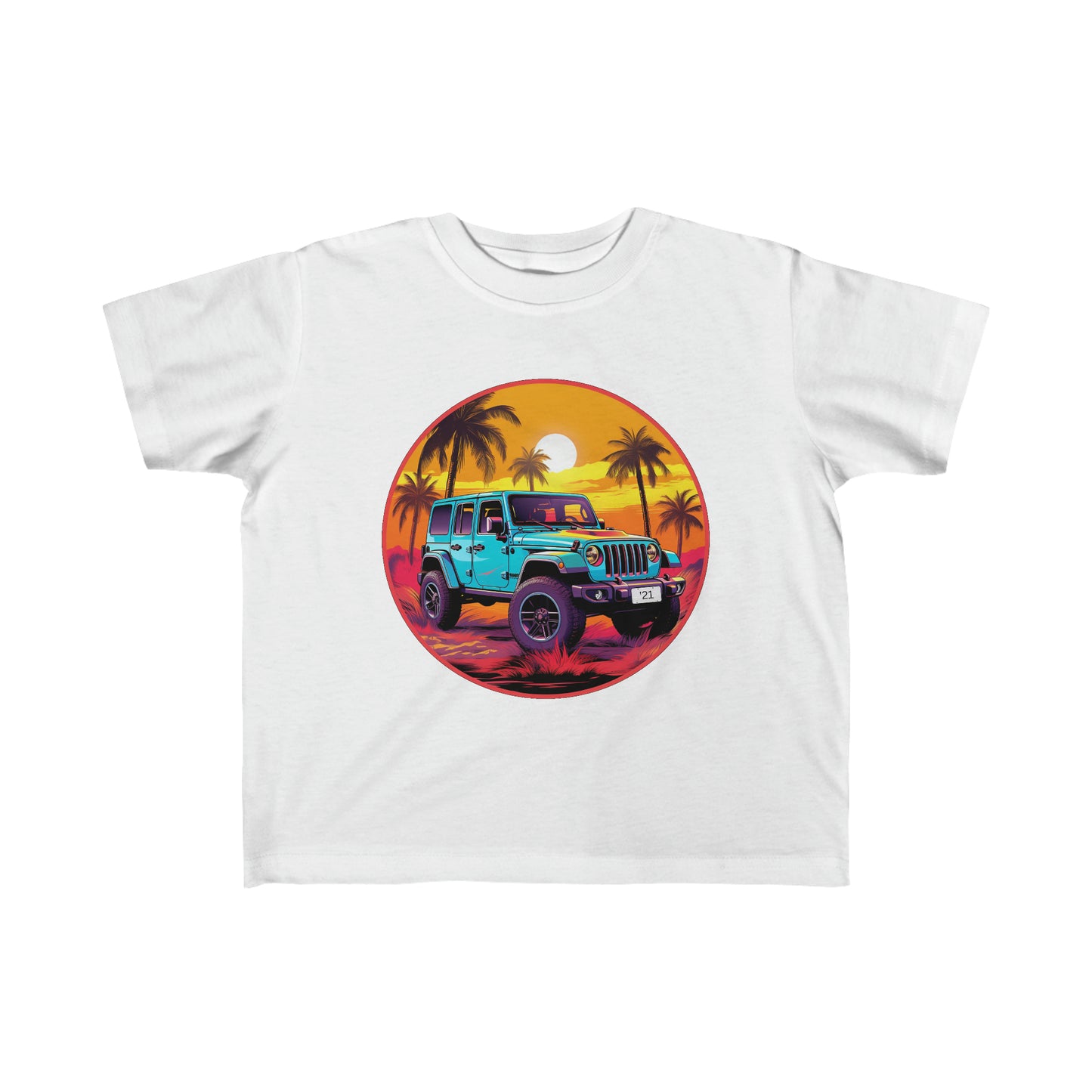 Toddler's Fine Jersey Jeep Tee