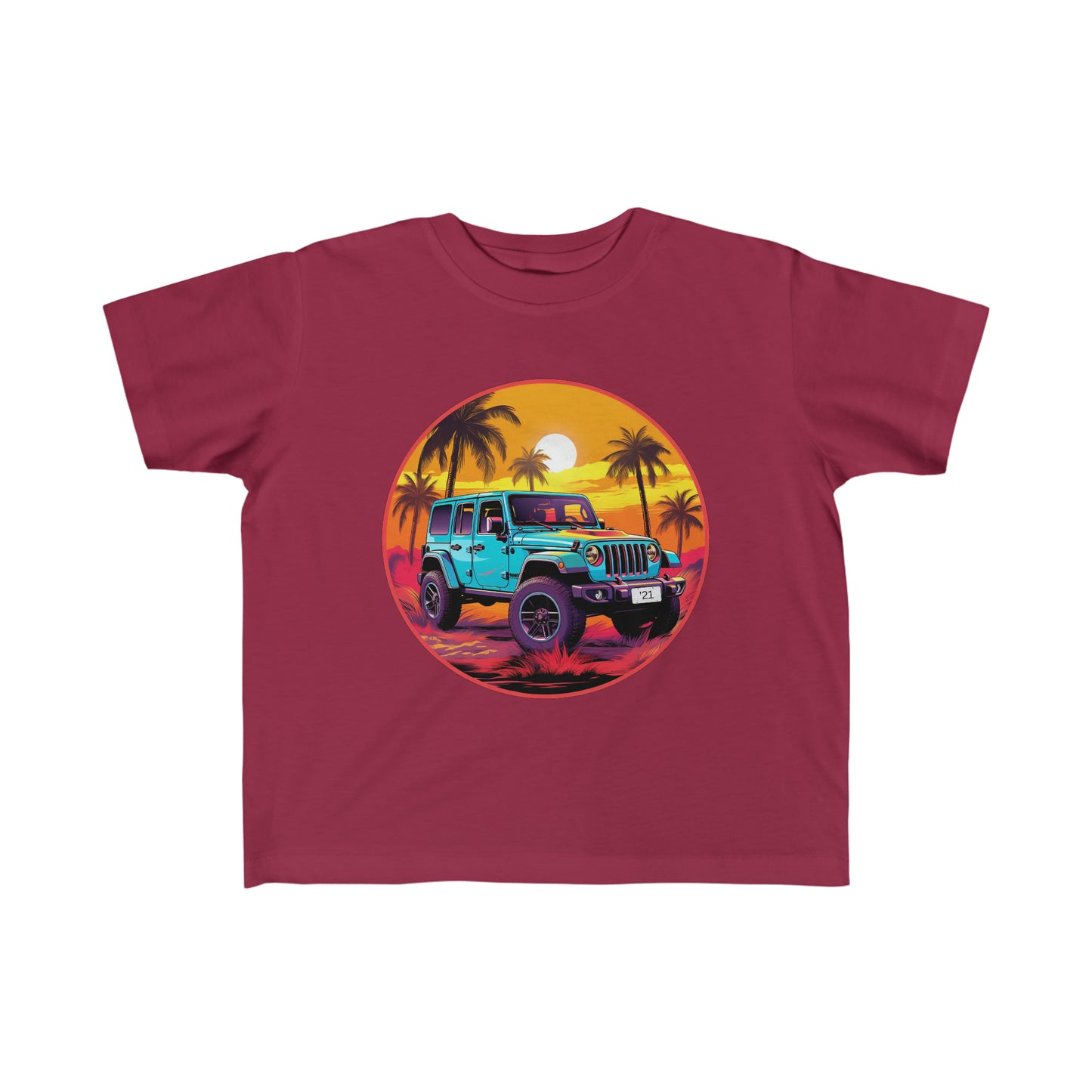 Toddler's Fine Jersey Jeep Tee