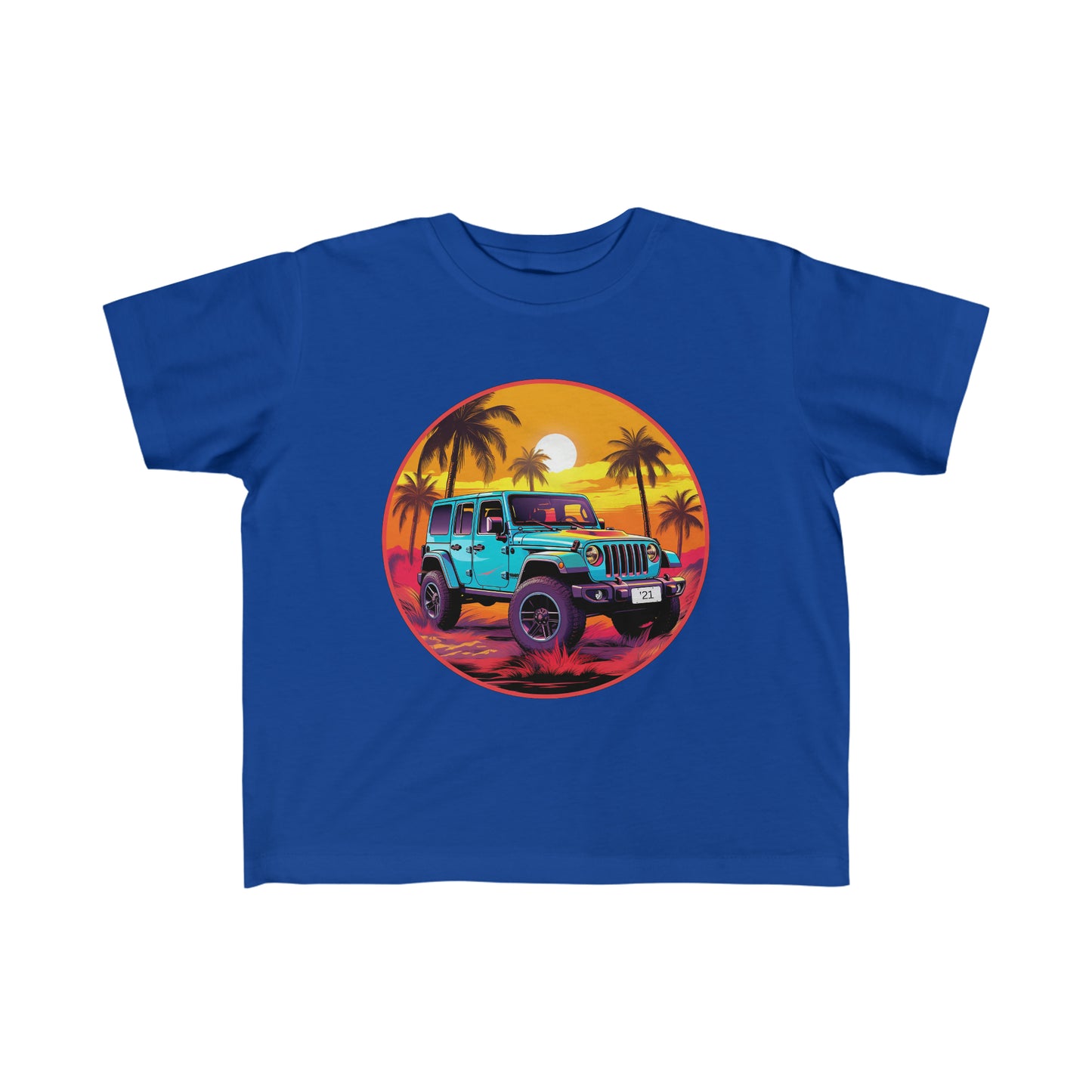 Toddler's Fine Jersey Jeep Tee