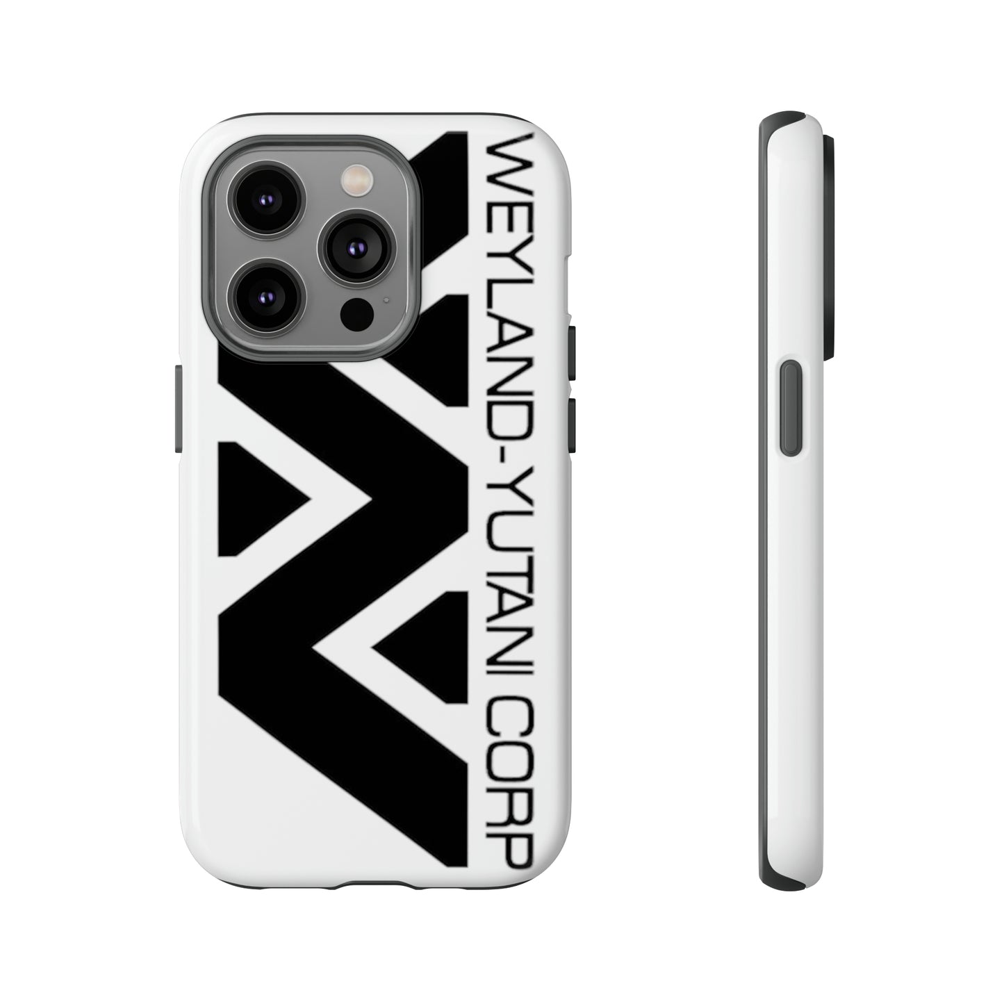 Weyland-Yutani Corp Protective Phone Case for iPhone, Galaxy, Pixel (White)