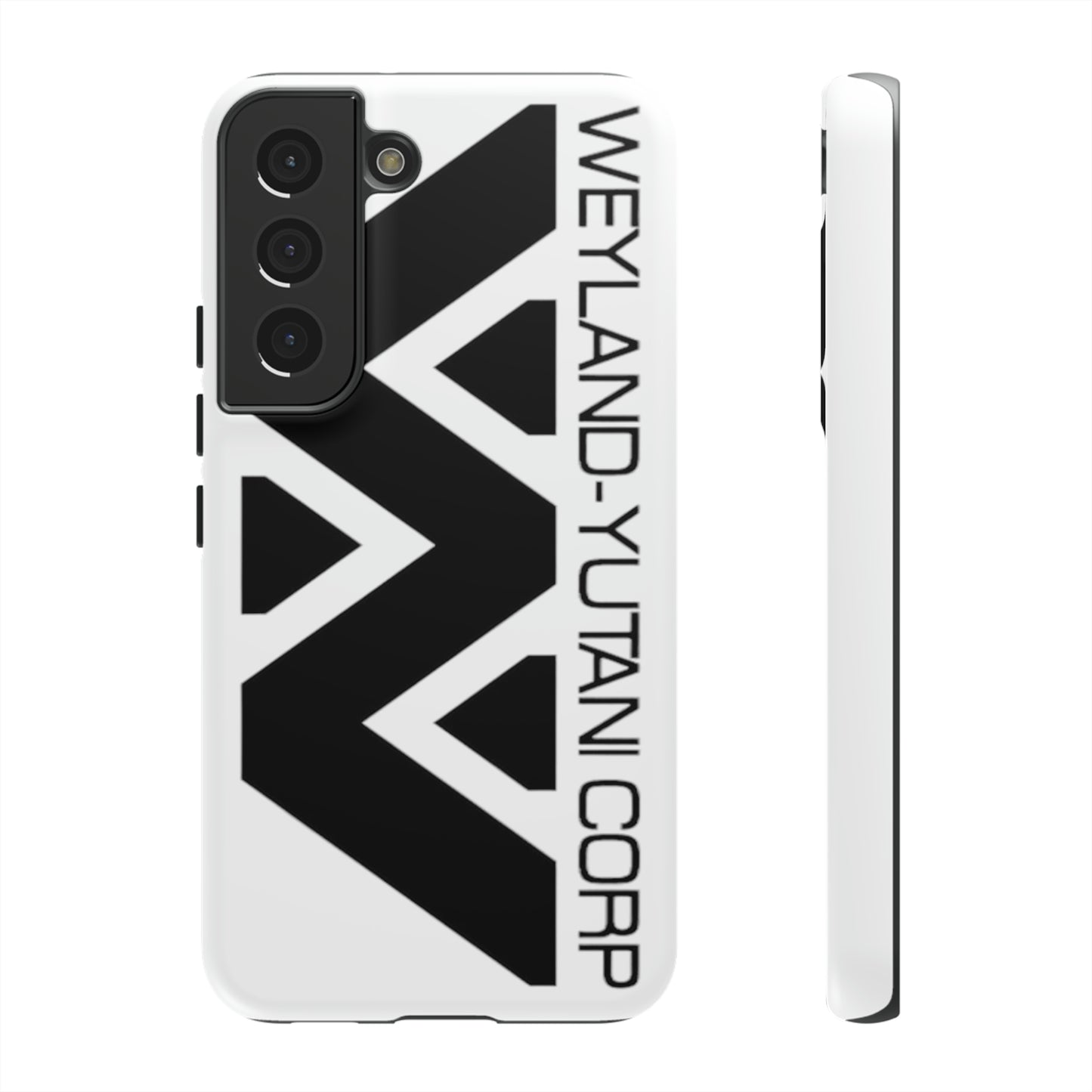 Weyland-Yutani Corp Protective Phone Case for iPhone, Galaxy, Pixel (White)