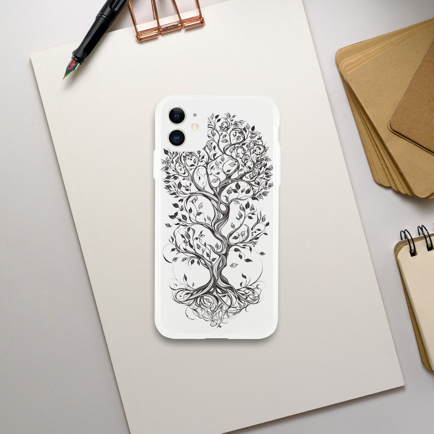 Tree of Life Clear iPhone Case | Transparent & Protective Cover