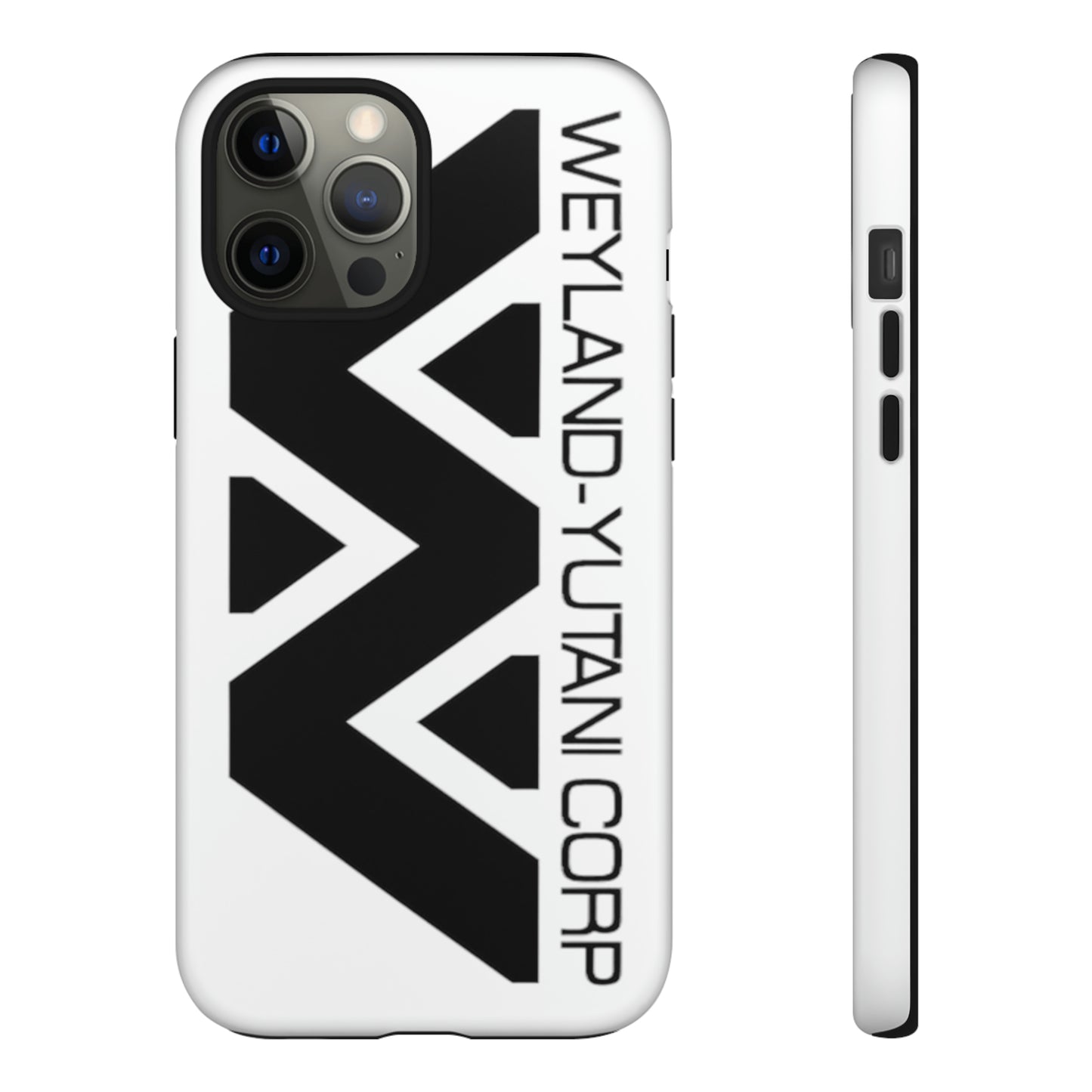 Weyland-Yutani Corp Protective Phone Case for iPhone, Galaxy, Pixel (White)