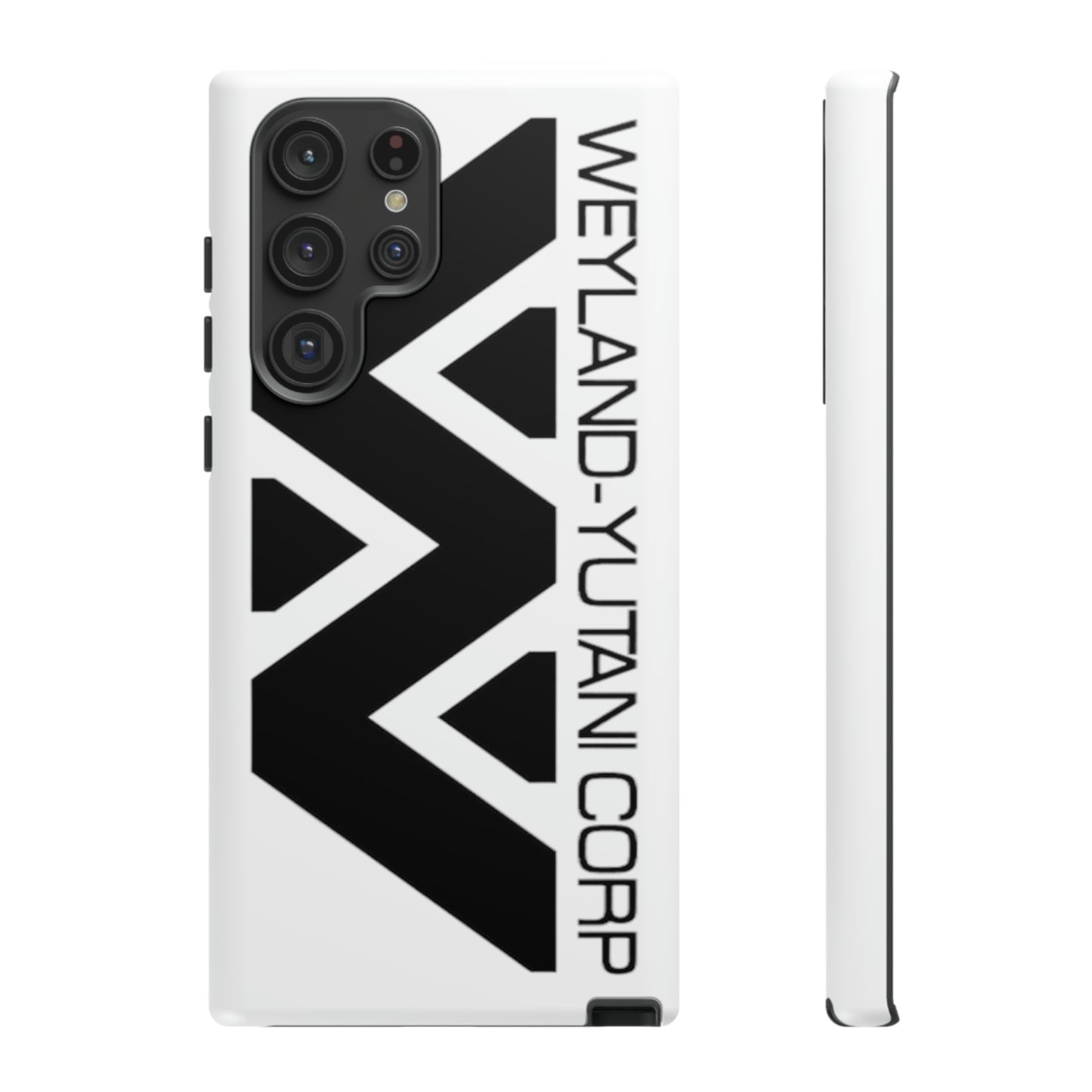 Weyland-Yutani Corp Protective Phone Case for iPhone, Galaxy, Pixel (White)