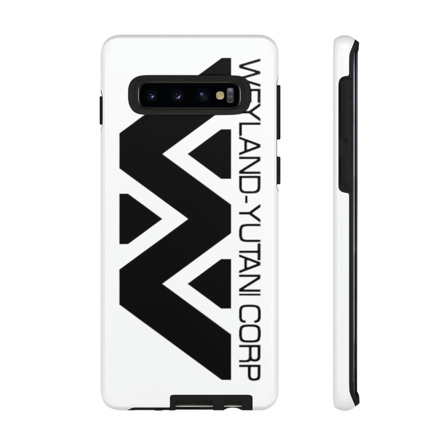 Weyland-Yutani Corp Protective Phone Case for iPhone, Galaxy, Pixel (White)