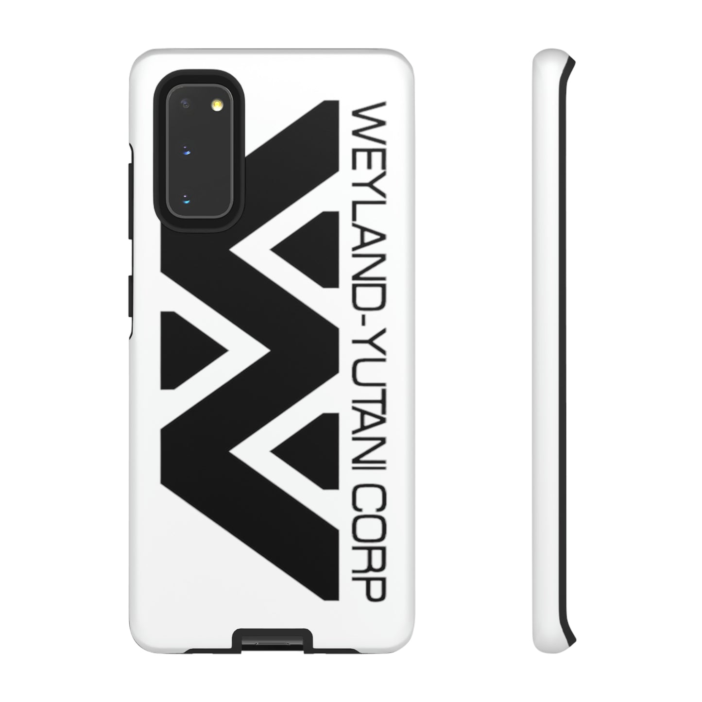 Weyland-Yutani Corp Protective Phone Case for iPhone, Galaxy, Pixel (White)