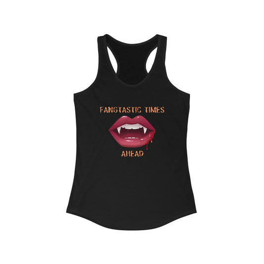 Fangtastic Times Women's Ideal Racerback Tank Halloween Tank Top