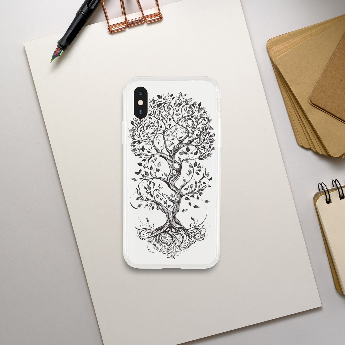 Tree of Life Clear iPhone Case | Transparent & Protective Cover