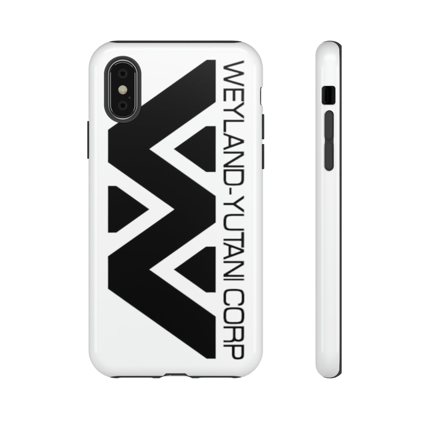 Weyland-Yutani Corp Protective Phone Case for iPhone, Galaxy, Pixel (White)