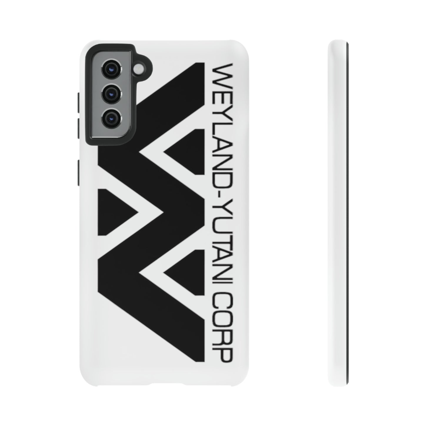 Weyland-Yutani Corp Protective Phone Case for iPhone, Galaxy, Pixel (White)