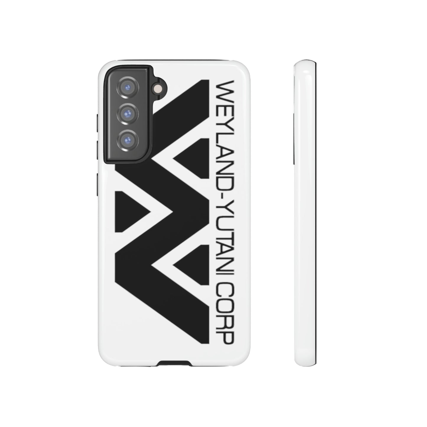 Weyland-Yutani Corp Protective Phone Case for iPhone, Galaxy, Pixel (White)