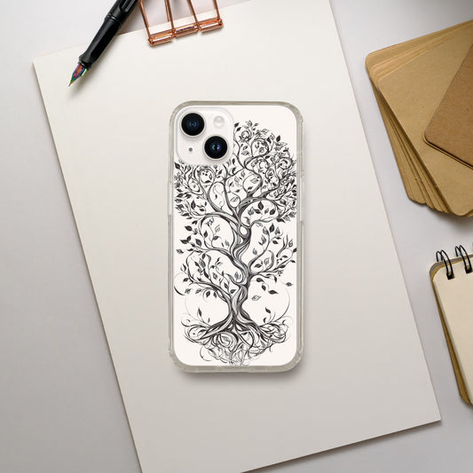 Tree of Life Clear iPhone Case | Transparent & Protective Cover