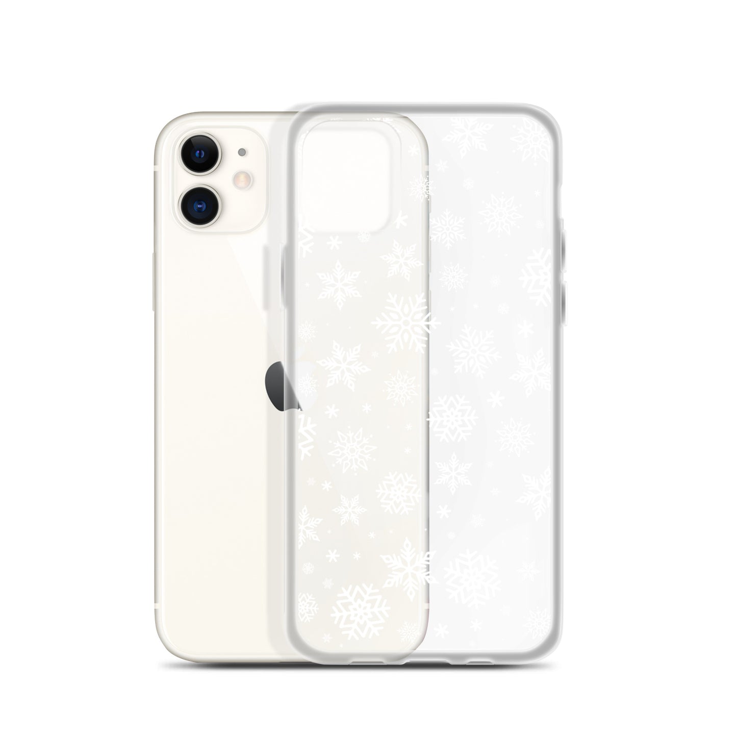 Winter Snowflake Clear Case for iPhone® | Transparent & Protective Cover