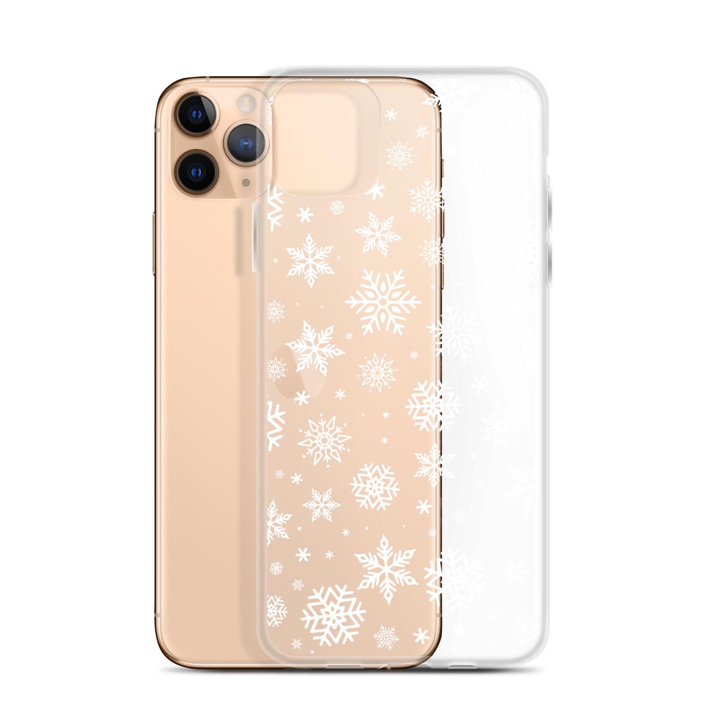 Winter Snowflake Clear Case for iPhone® | Transparent & Protective Cover