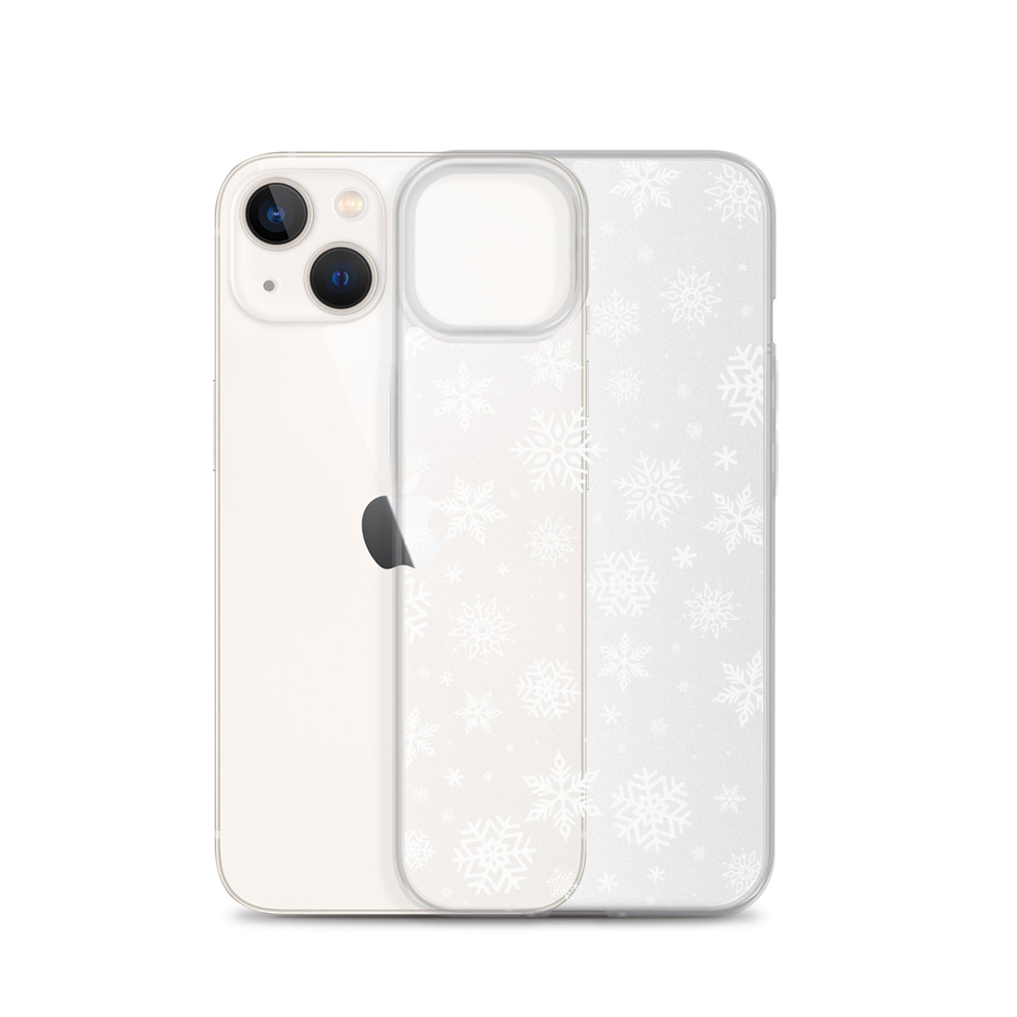 Winter Snowflake Clear Case for iPhone® | Transparent & Protective Cover