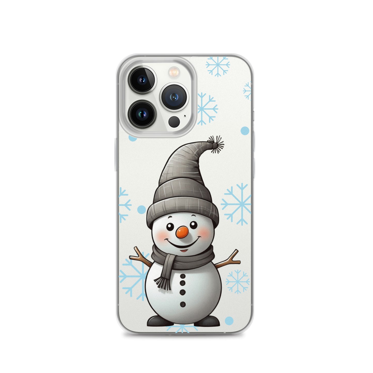 Christmas Snowman Winter Clear Case for iPhone® | Transparent & Protective Cover