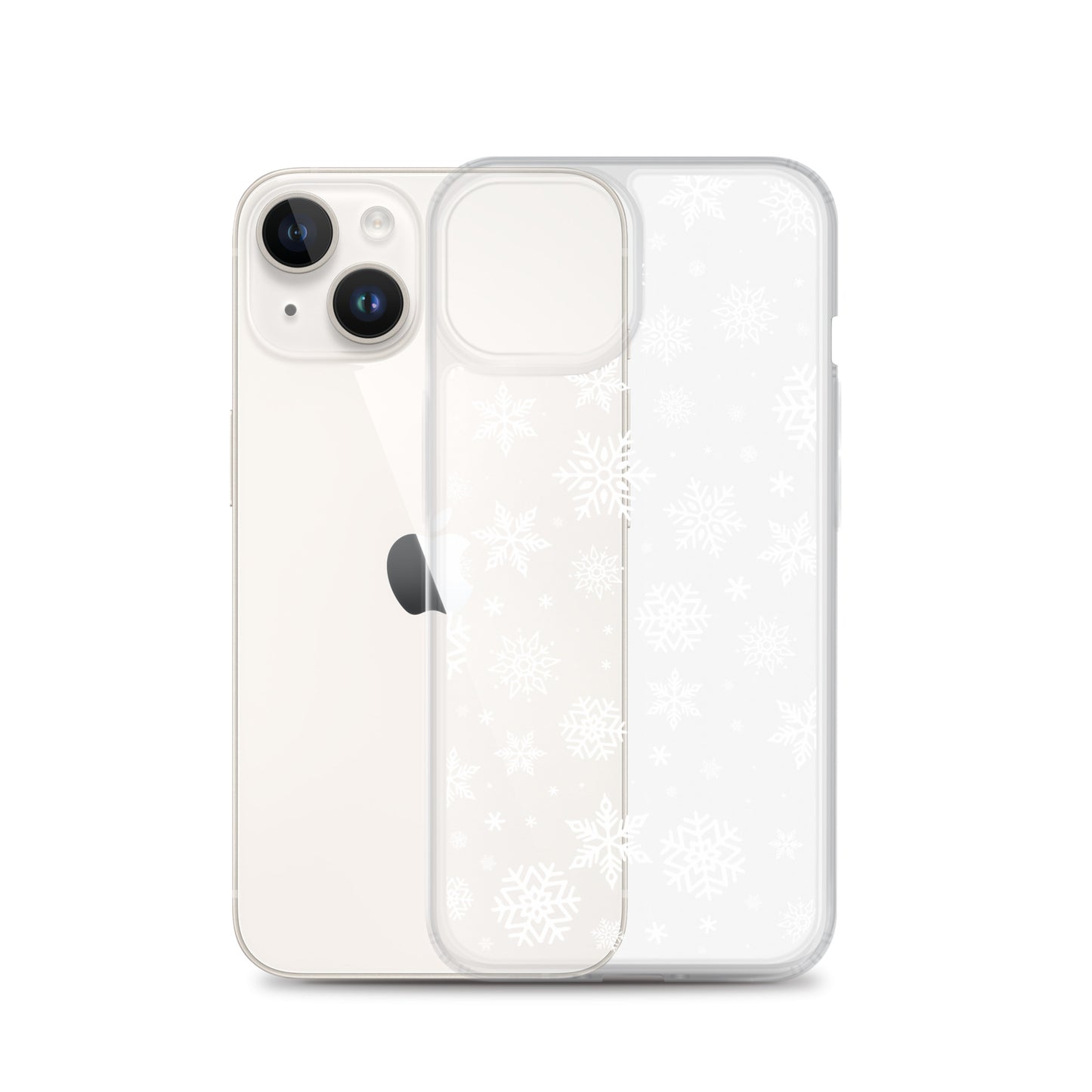 Winter Snowflake Clear Case for iPhone® | Transparent & Protective Cover