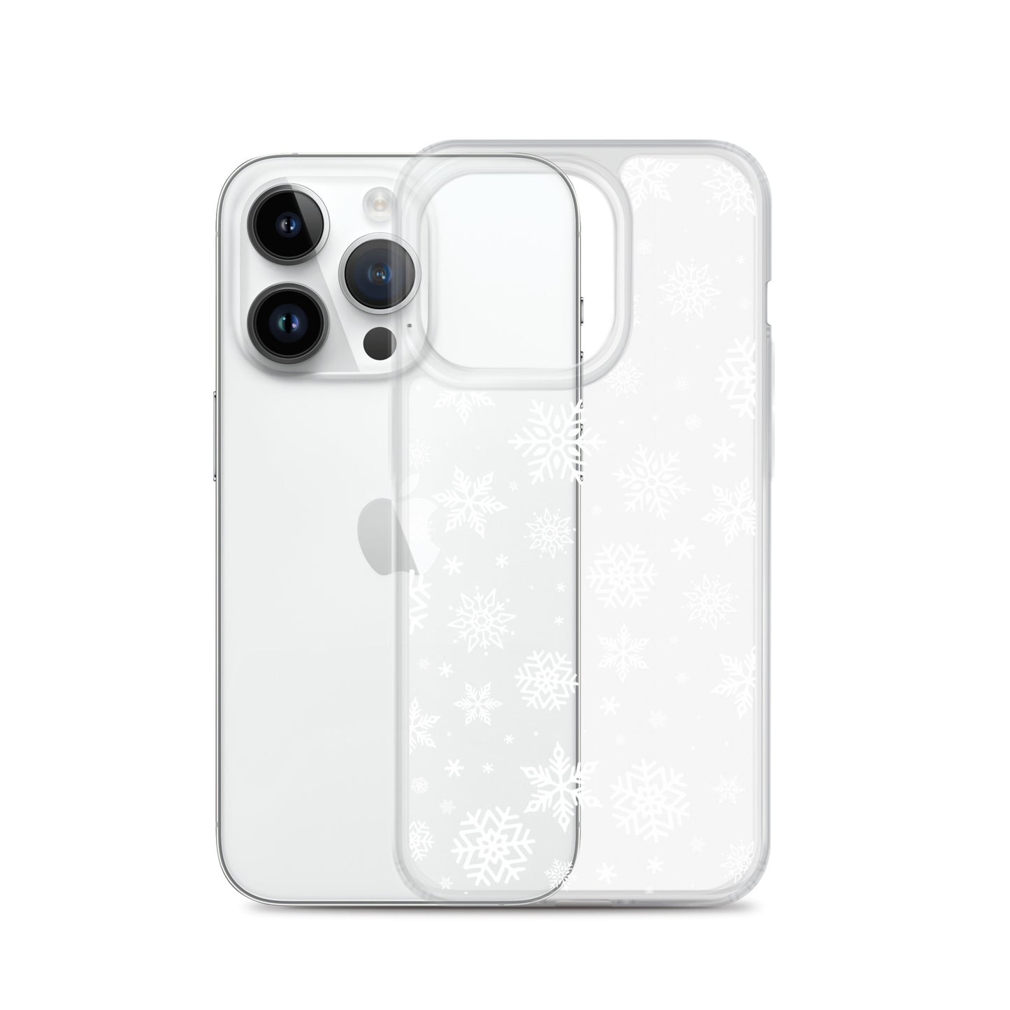 Winter Snowflake Clear Case for iPhone® | Transparent & Protective Cover