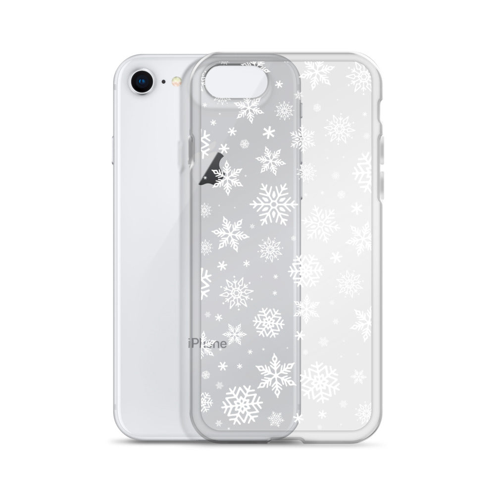 Winter Snowflake Clear Case for iPhone® | Transparent & Protective Cover