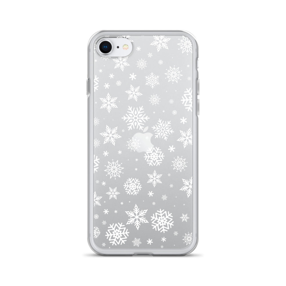 Winter Snowflake Clear Case for iPhone® | Transparent & Protective Cover