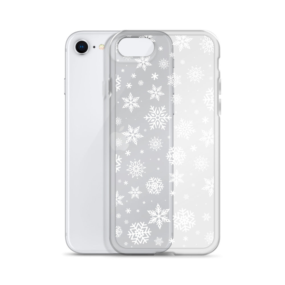 Winter Snowflake Clear Case for iPhone® | Transparent & Protective Cover