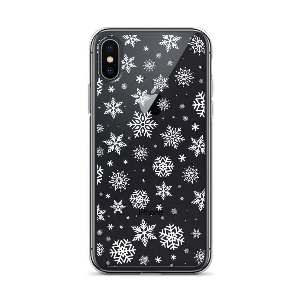 Winter Snowflake Clear Case for iPhone® | Transparent & Protective Cover