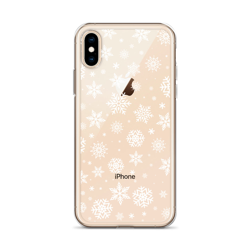 Winter Snowflake Clear Case for iPhone® | Transparent & Protective Cover