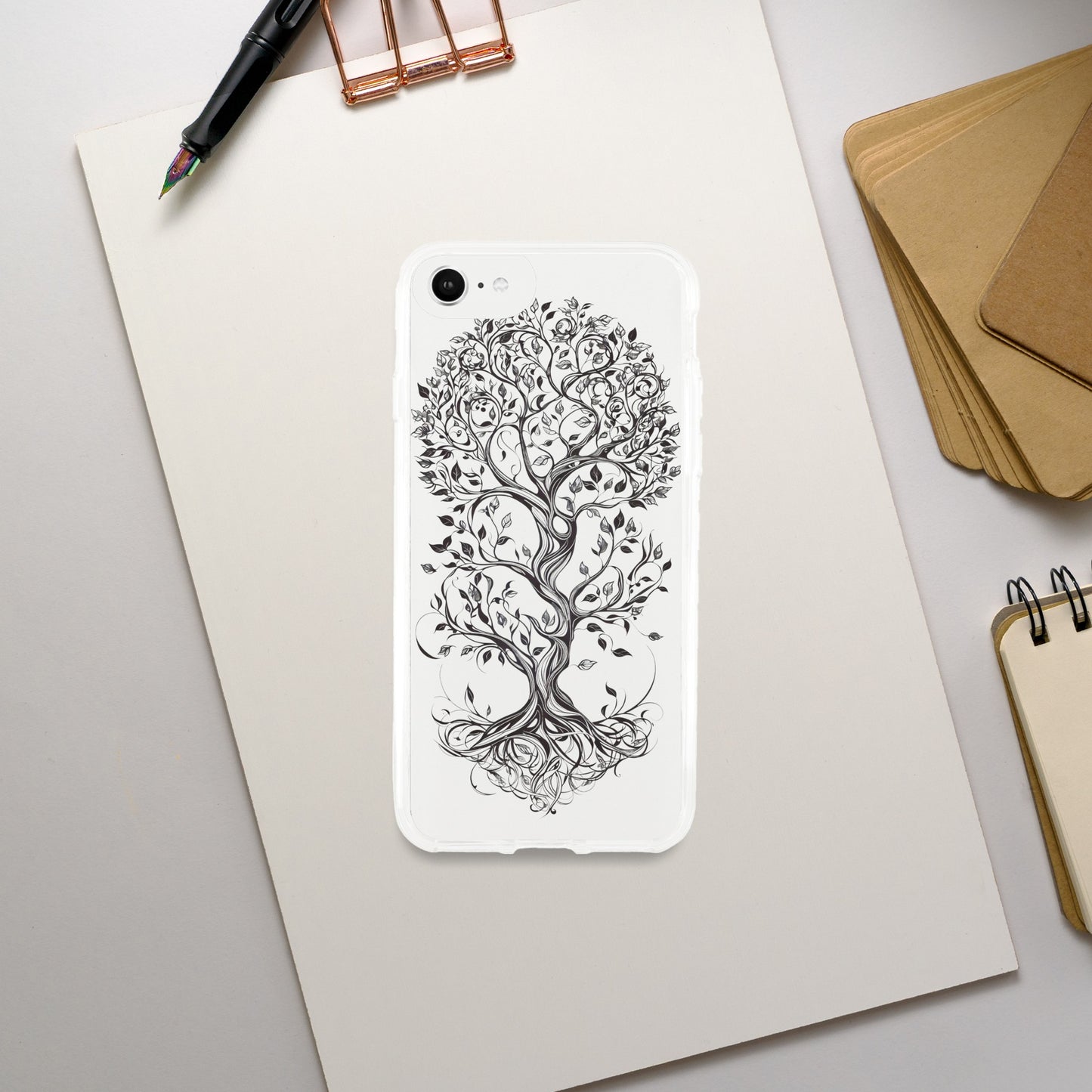 Tree of Life Clear iPhone Case | Transparent & Protective Cover