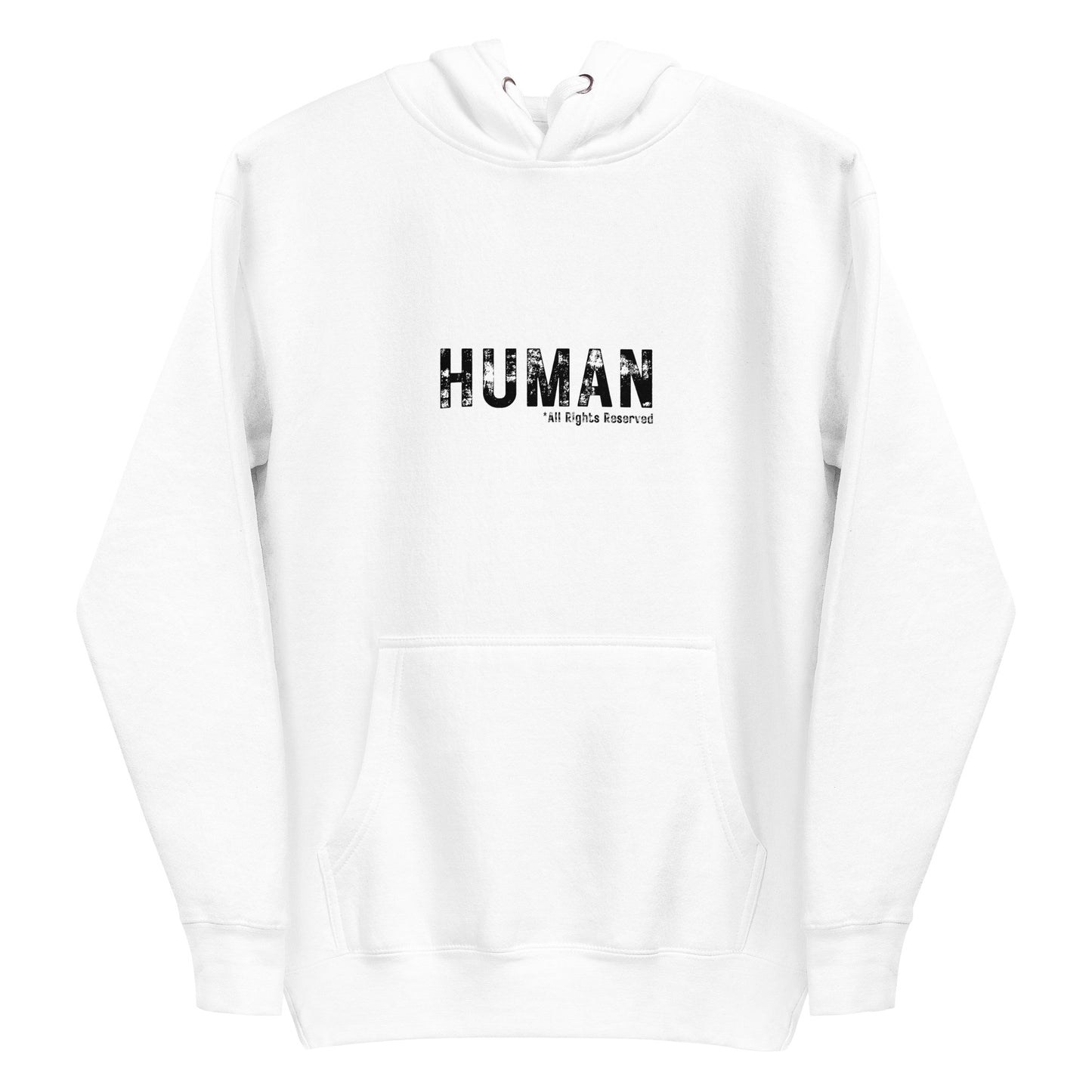 Human - All Rights Reserved Unisex Hoodie | Wear It Freely