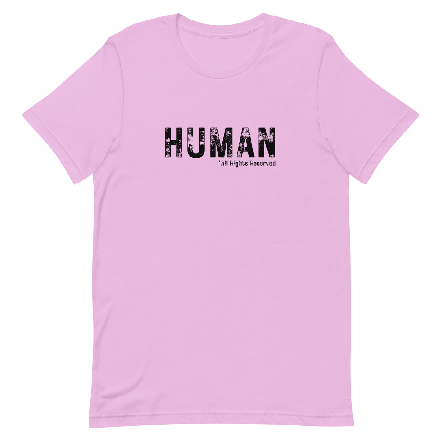 Human - All Rights Reserved Unisex T-Shirt | Wear It Freely