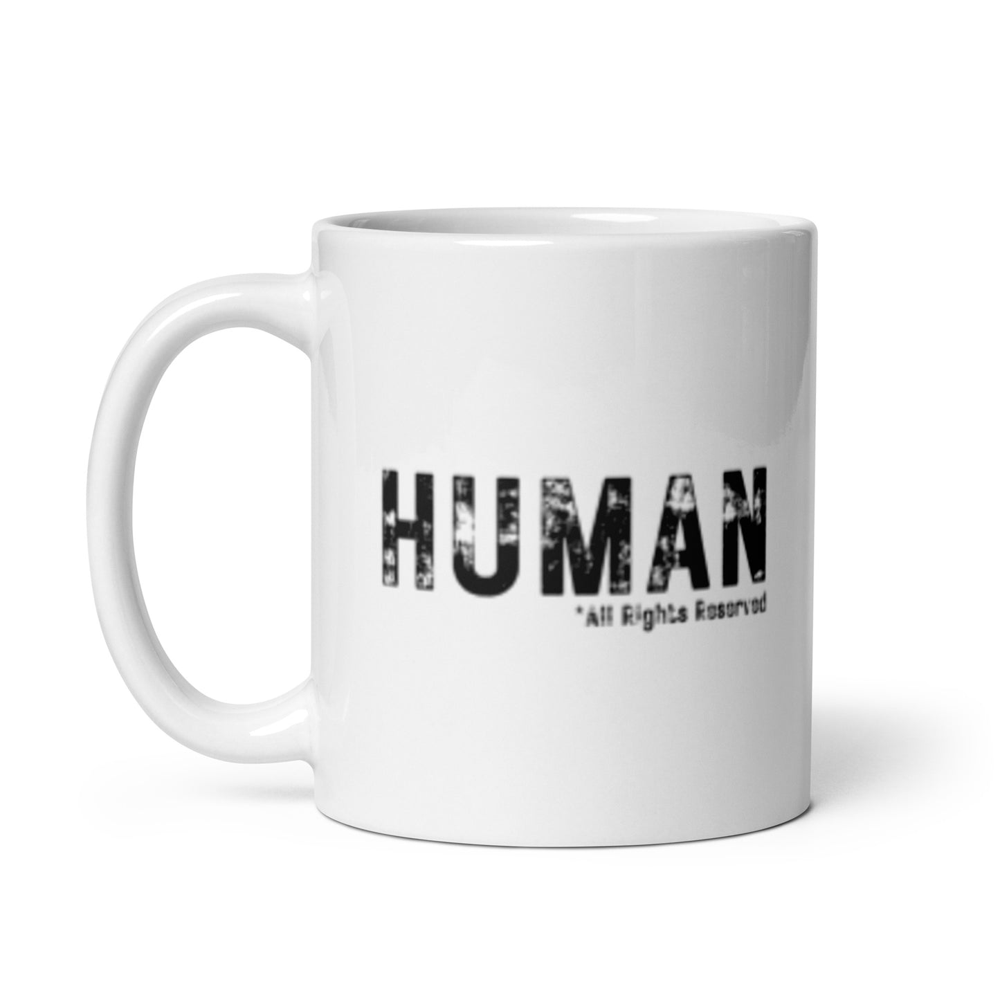 Wear It Freely - Human - All Rights Reserved Mug | Wear It Freely