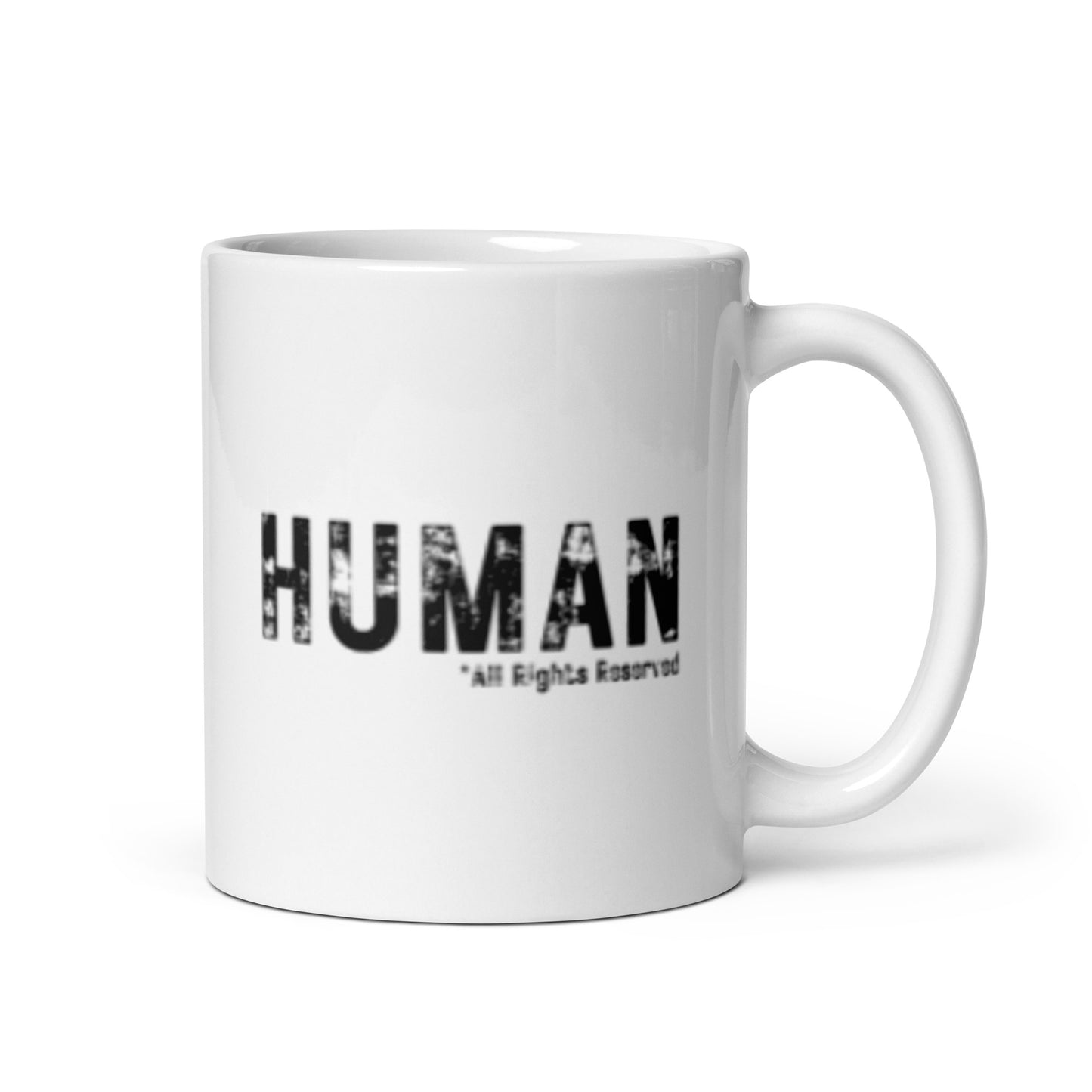 Wear It Freely - Human - All Rights Reserved Mug | Wear It Freely