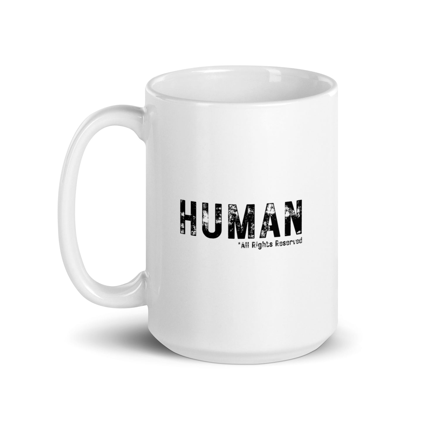 Wear It Freely - Human - All Rights Reserved Mug | Wear It Freely