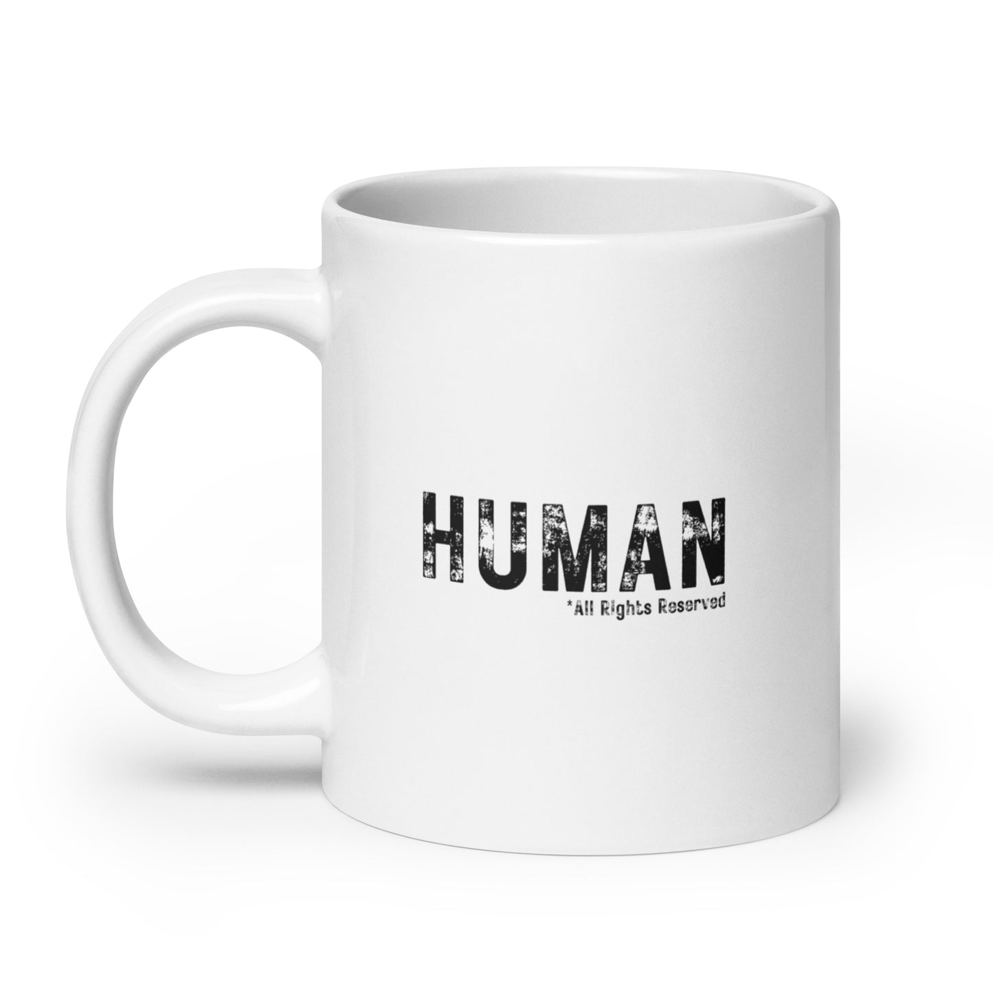 Wear It Freely - Human - All Rights Reserved Mug | Wear It Freely