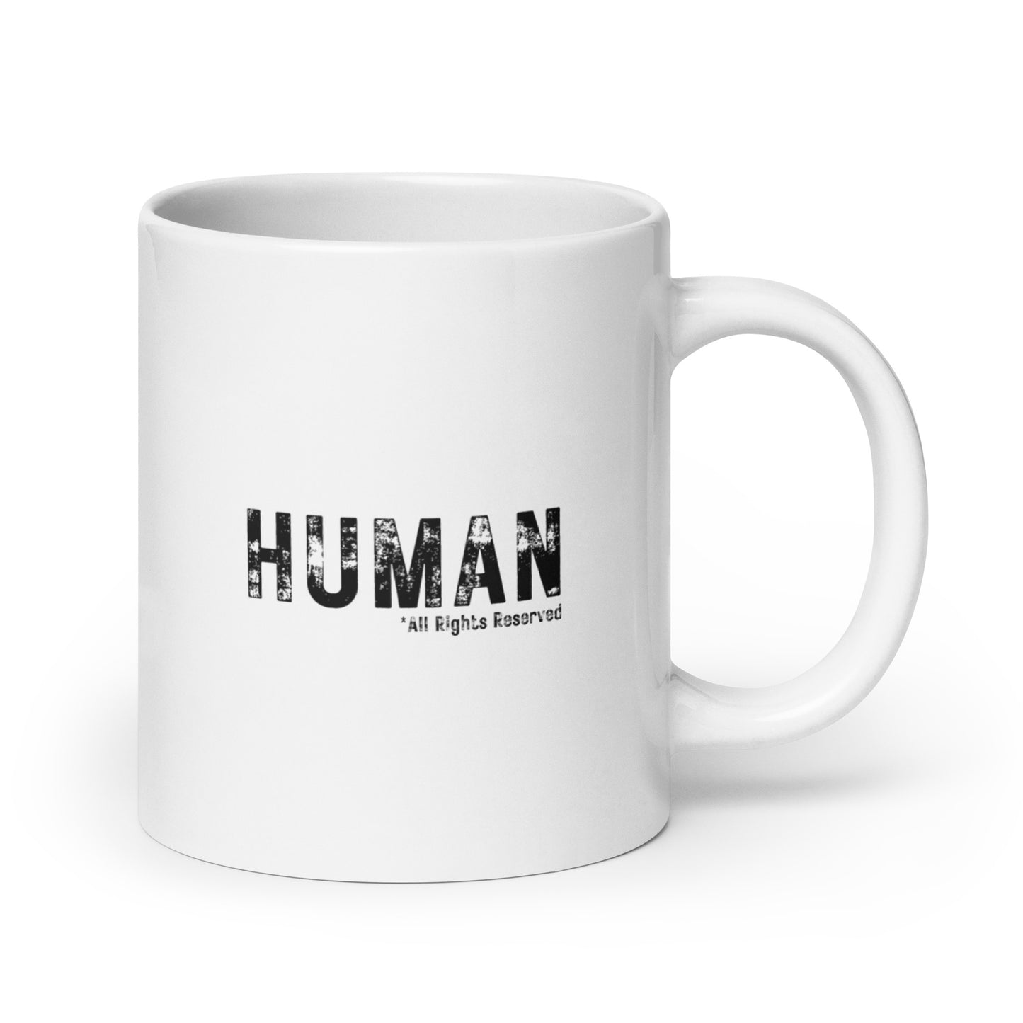 Wear It Freely - Human - All Rights Reserved Mug | Wear It Freely